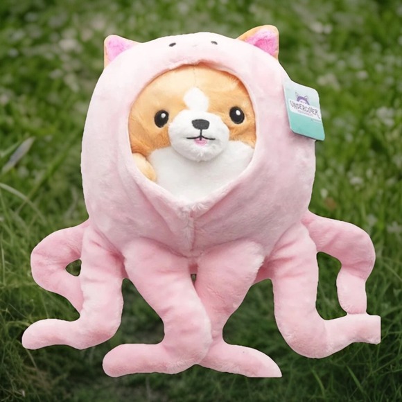 Undercover Other - Squishable‎ Undercover Corgi in Octopus Disguise Costume Plush New